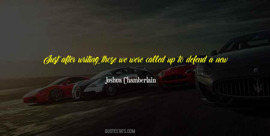 Joshua Chamberlain Quotes #870734