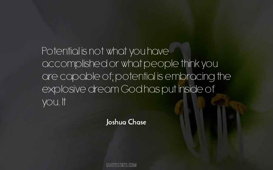 Joshua Chase Quotes #1350615