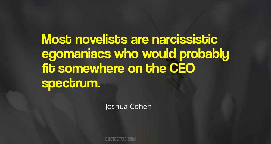 Joshua Cohen Quotes #1339570