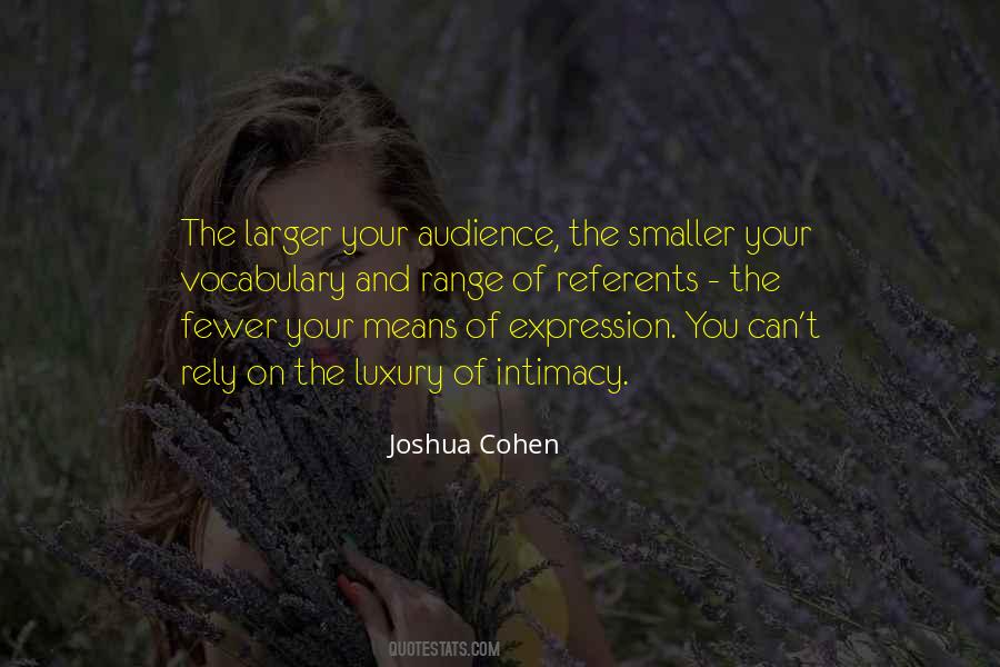 Joshua Cohen Quotes #1485140