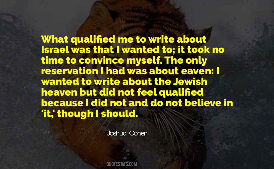 Joshua Cohen Quotes #1623612