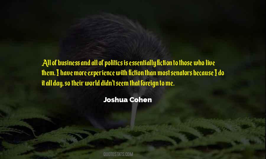 Joshua Cohen Quotes #408432