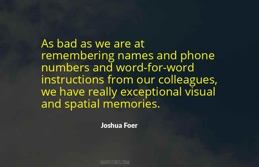 Joshua Foer Quotes #1776527