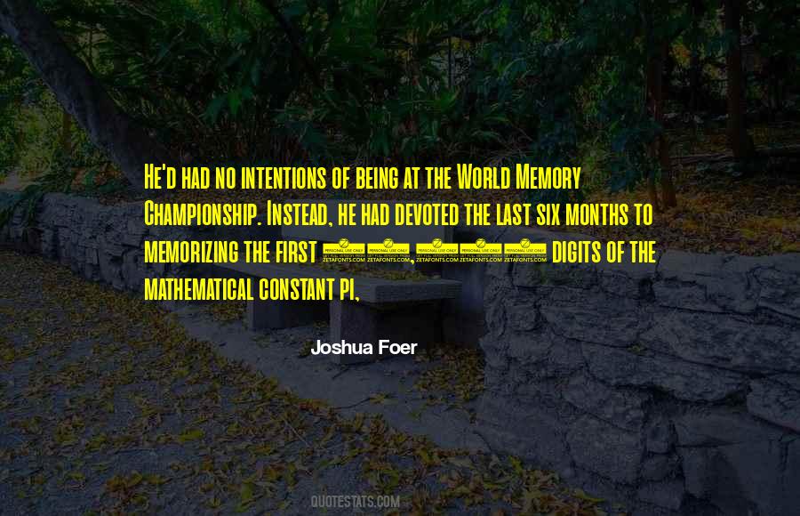 Joshua Foer Quotes #445807