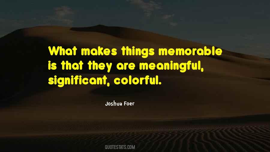 Joshua Foer Quotes #789411