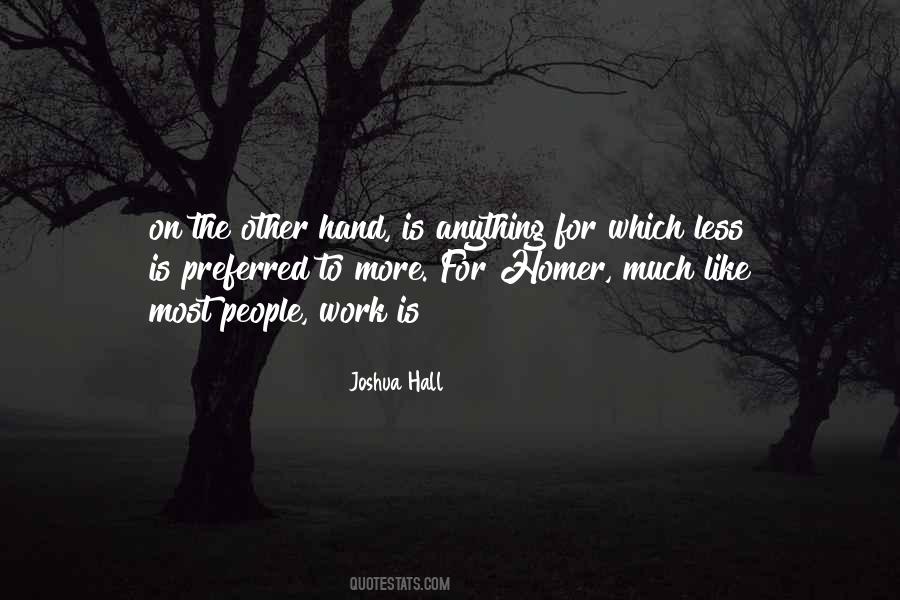 Joshua Hall Quotes #628890