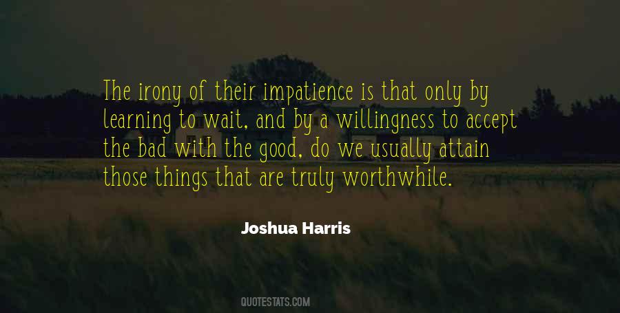 Joshua Harris Quotes #588258