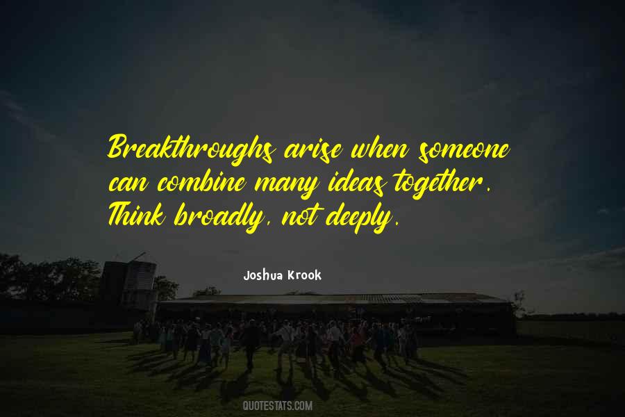 Joshua Krook Quotes #744460