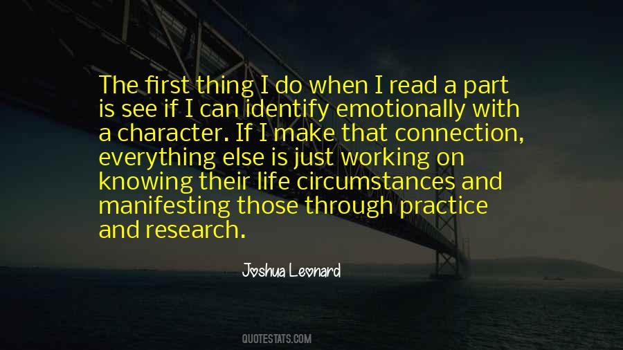 Joshua Leonard Quotes #871378
