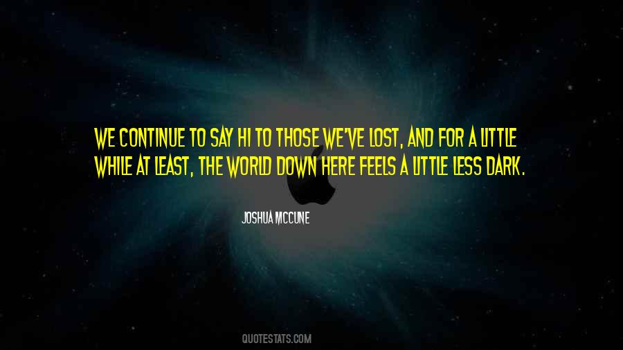 Joshua McCune Quotes #1434297