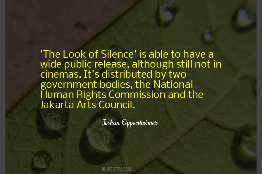 Joshua Oppenheimer Quotes #1644375