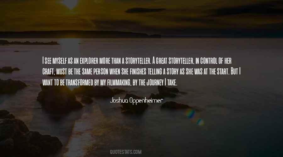 Joshua Oppenheimer Quotes #432172