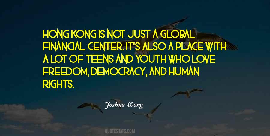 Joshua Wong Quotes #133529