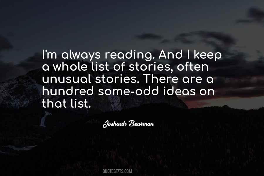 Joshuah Bearman Quotes #267379