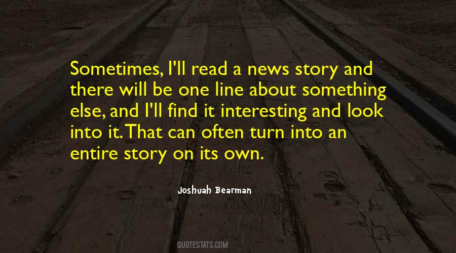 Joshuah Bearman Quotes #536530