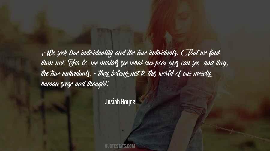 Josiah Royce Quotes #1291073
