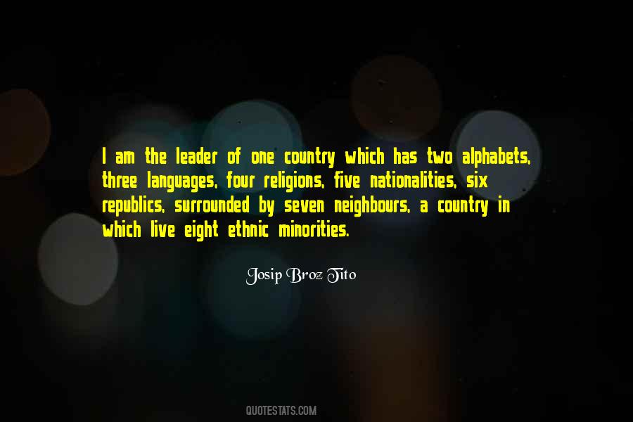 Josip Broz Tito Quotes #1381873
