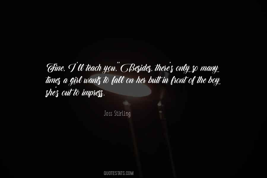 Joss Stirling Quotes #940193