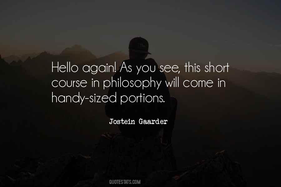 Jostein Gaarder Quotes #1381910