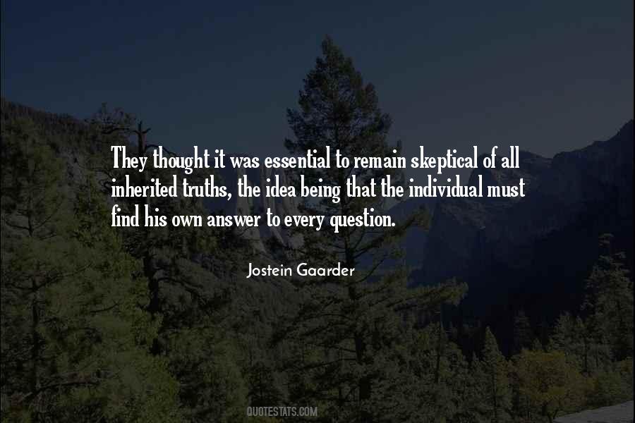 Jostein Gaarder Quotes #960580