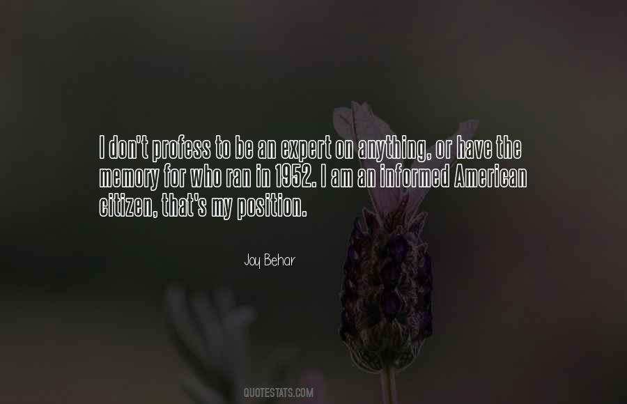 Joy Behar Quotes #117463