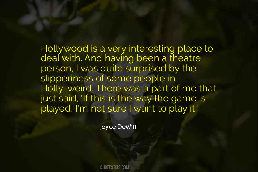 Joyce DeWitt Quotes #13192