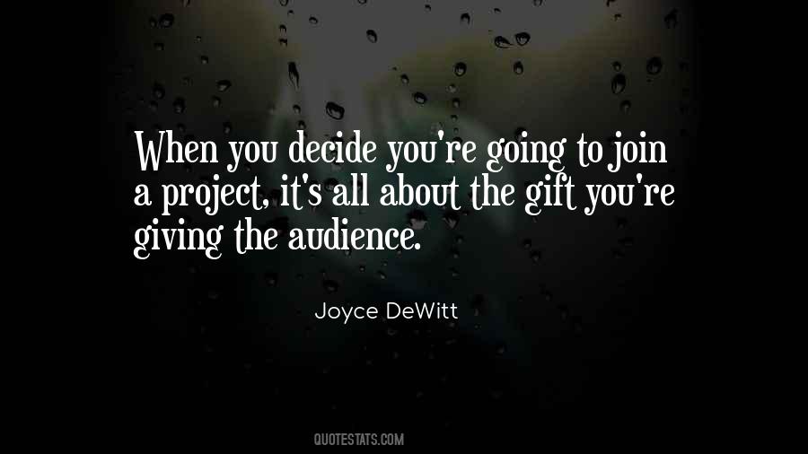 Joyce DeWitt Quotes #926059