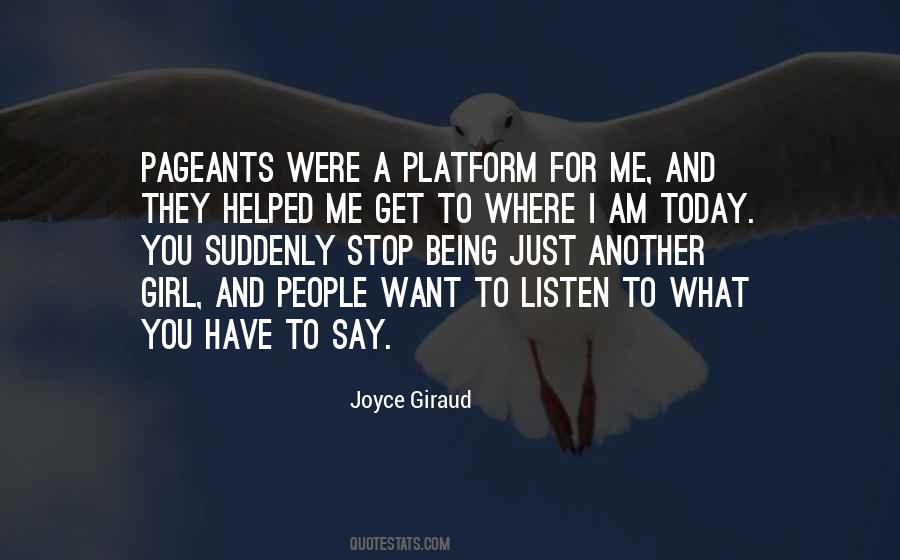 Joyce Giraud Quotes #1815452