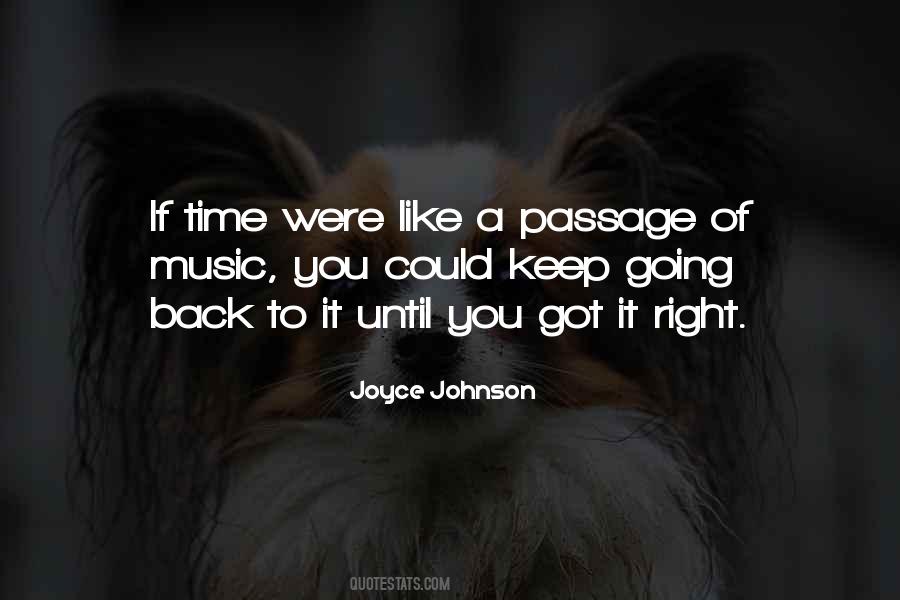 Joyce Johnson Quotes #1866119