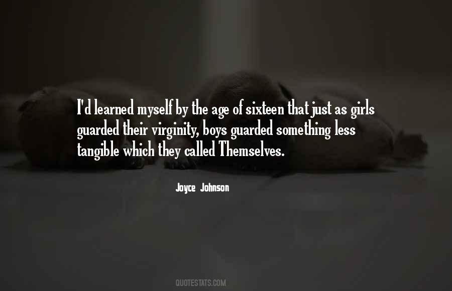 Joyce Johnson Quotes #919509