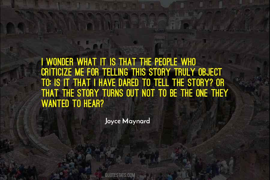 Joyce Maynard Quotes #1722846