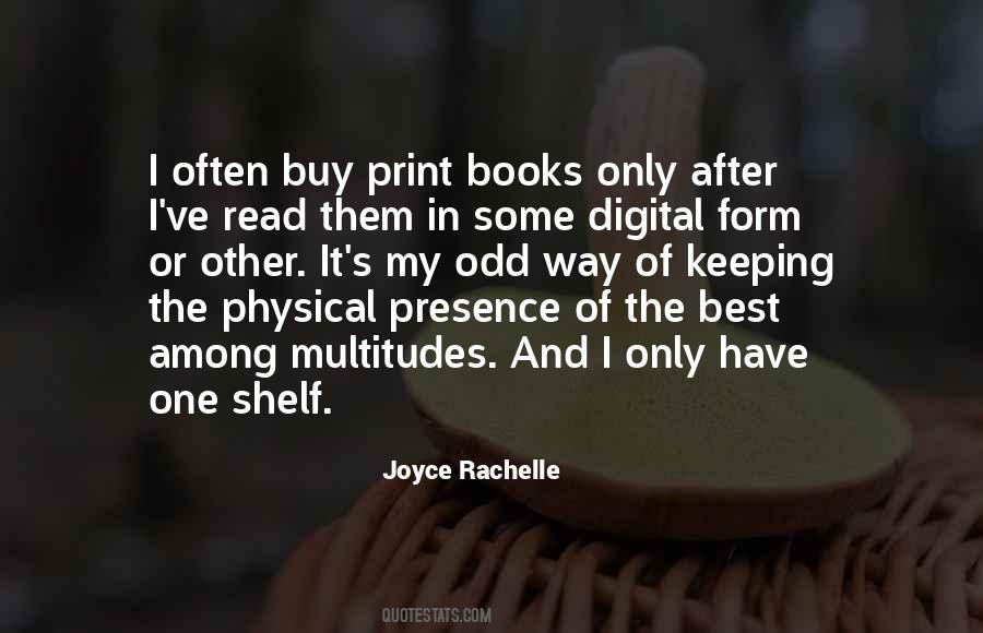 Joyce Rachelle Quotes #1330313