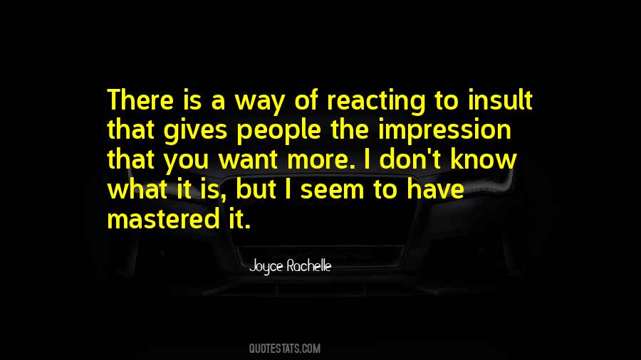 Joyce Rachelle Quotes #1562112