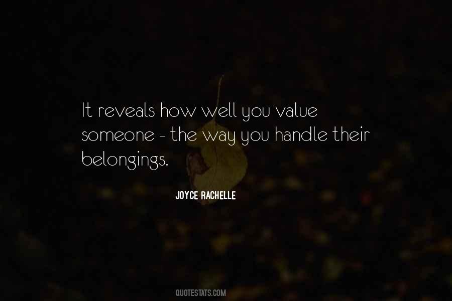 Joyce Rachelle Quotes #1867945