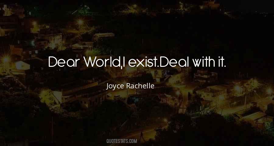 Joyce Rachelle Quotes #513595