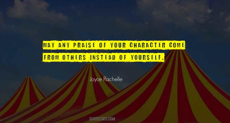 Joyce Rachelle Quotes #916530