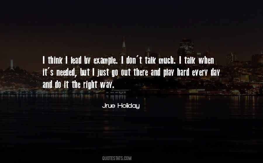 Jrue Holiday Quotes #1501304