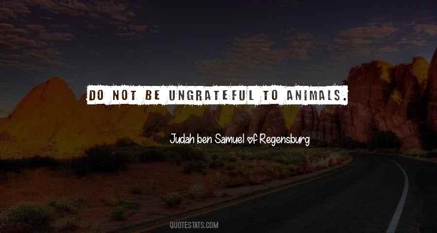 Judah Ben Samuel Of Regensburg Quotes #1637136