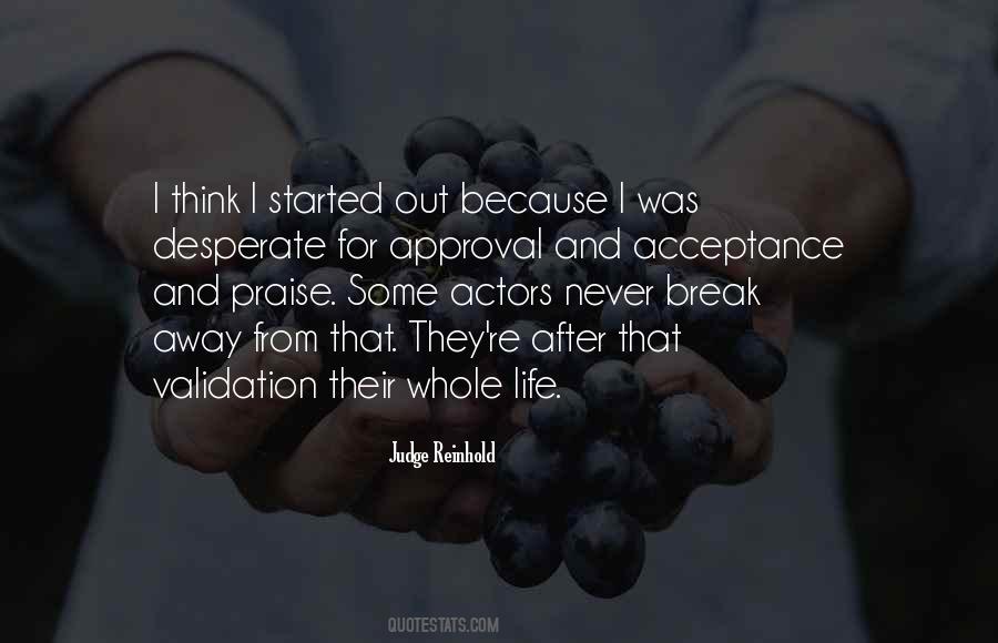 Judge Reinhold Quotes #1276800