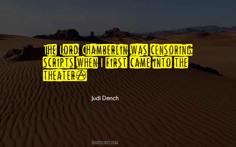 Judi Dench Quotes #430419