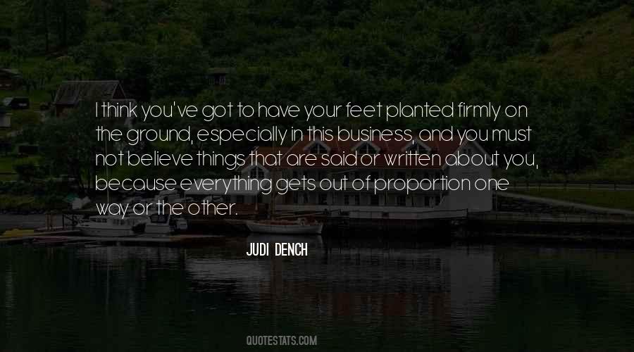 Judi Dench Quotes #89906