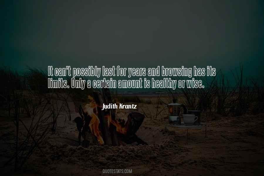 Judith Krantz Quotes #1771849
