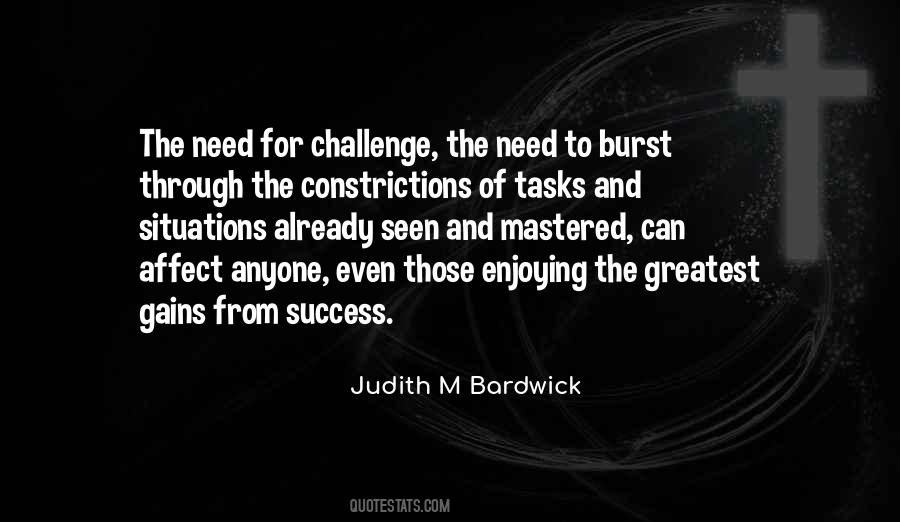 Judith M Bardwick Quotes #366727