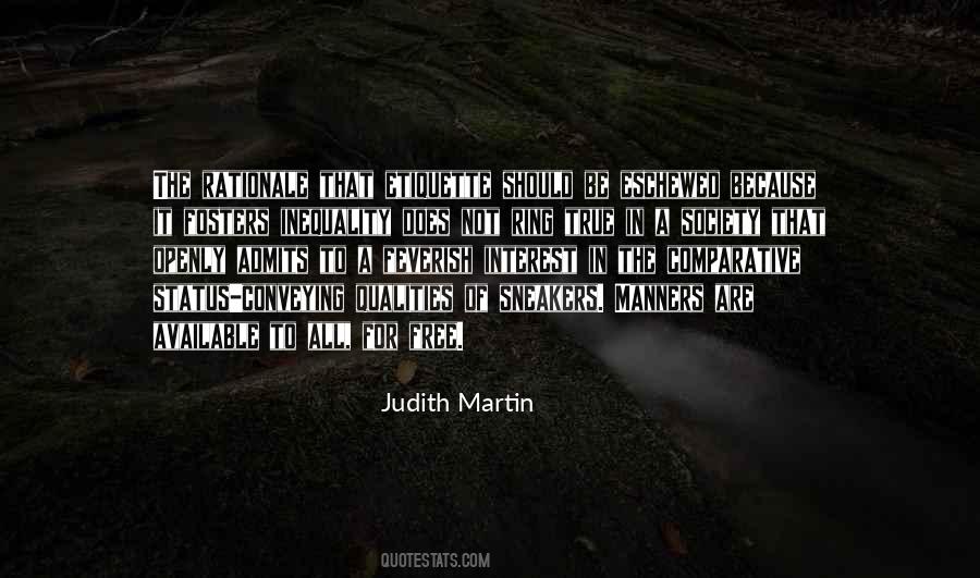 Judith Martin Quotes #1148605