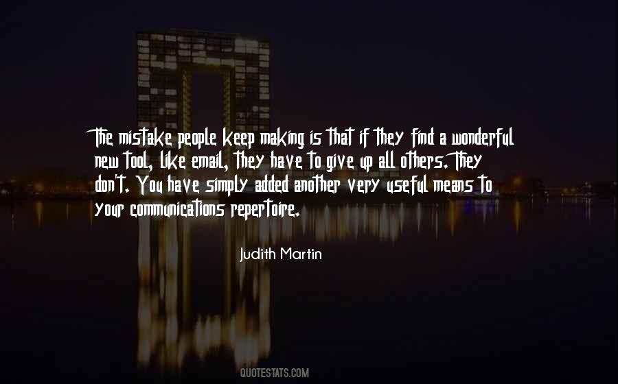 Judith Martin Quotes #1709211