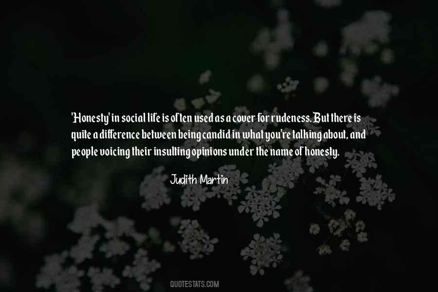 Judith Martin Quotes #490831