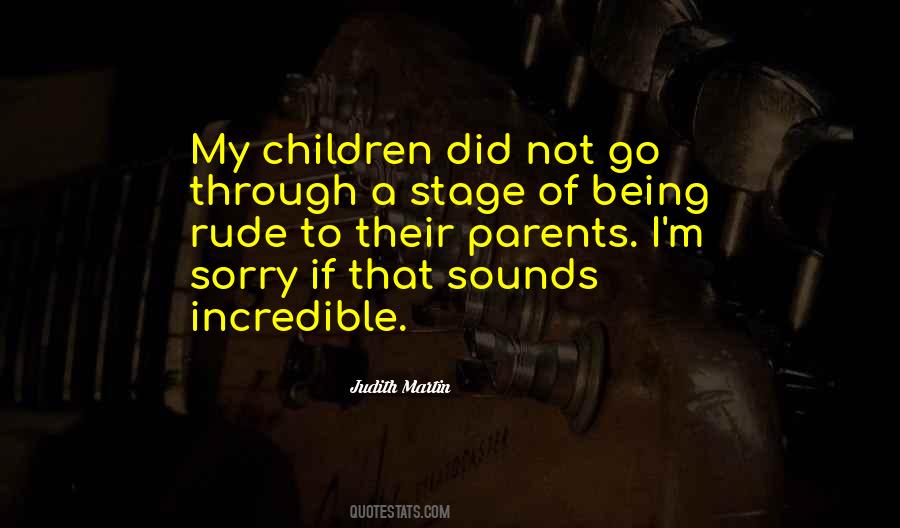 Judith Martin Quotes #70012