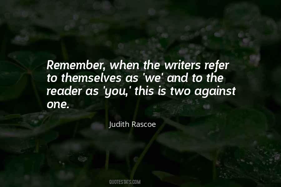 Judith Rascoe Quotes #1060201