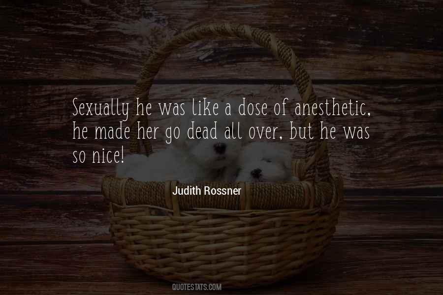 Judith Rossner Quotes #1537102