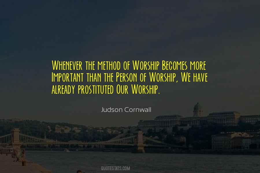 Judson Cornwall Quotes #1657653